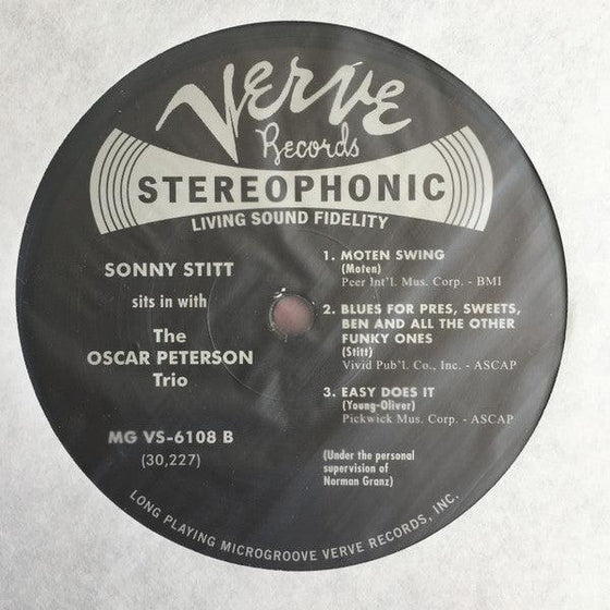 Sonny Stitt With The Oscar Peterson Trio