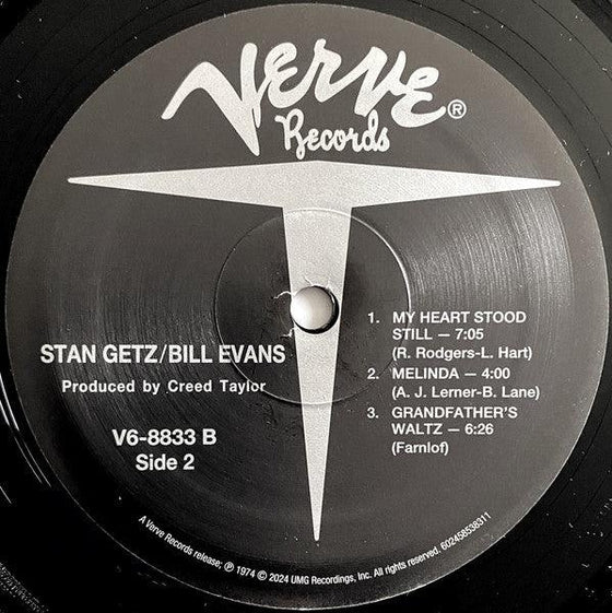 Stan Getz & Bill Evans – Previously Unreleased Recordings AUDIOPHILE