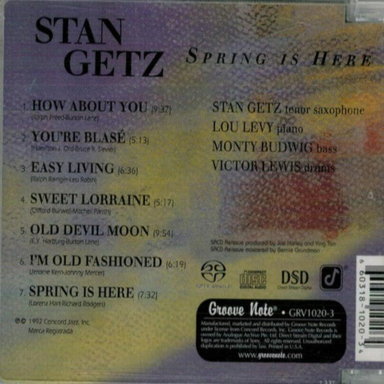 Stan Getz – Spring Is Here (Hybrid SACD) - AudioSoundMusic