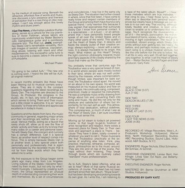 Steely Dan - Aja (2LP, Box set, 45RPM, UHQR, 200g, Clear vinyl