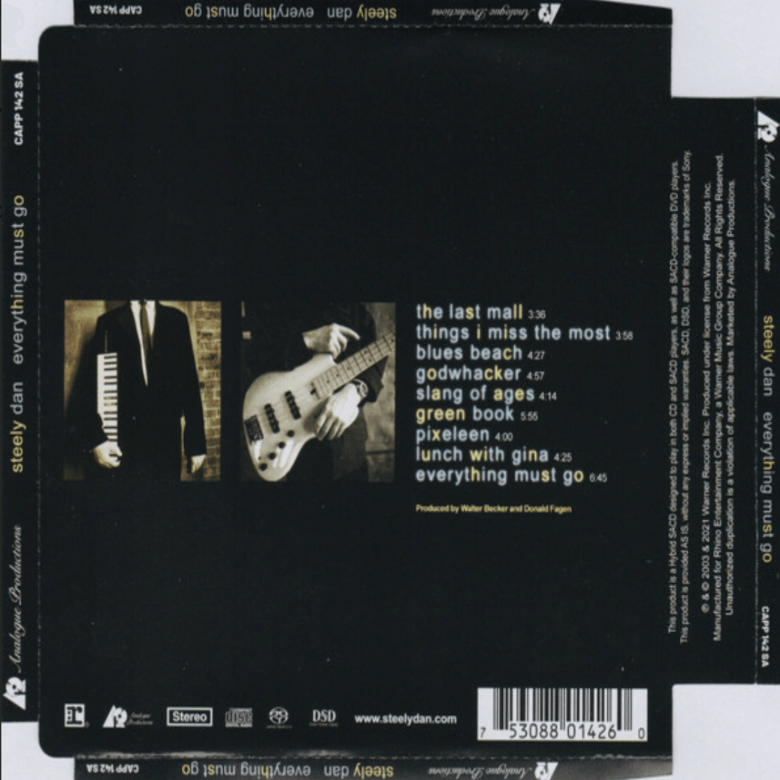 Steely Dan - Everything Must Go (Hybrid SACD) – AudioSoundMusic Steely Dan - Everything Must Go (Hybrid SACD) – AudioSoundMusic