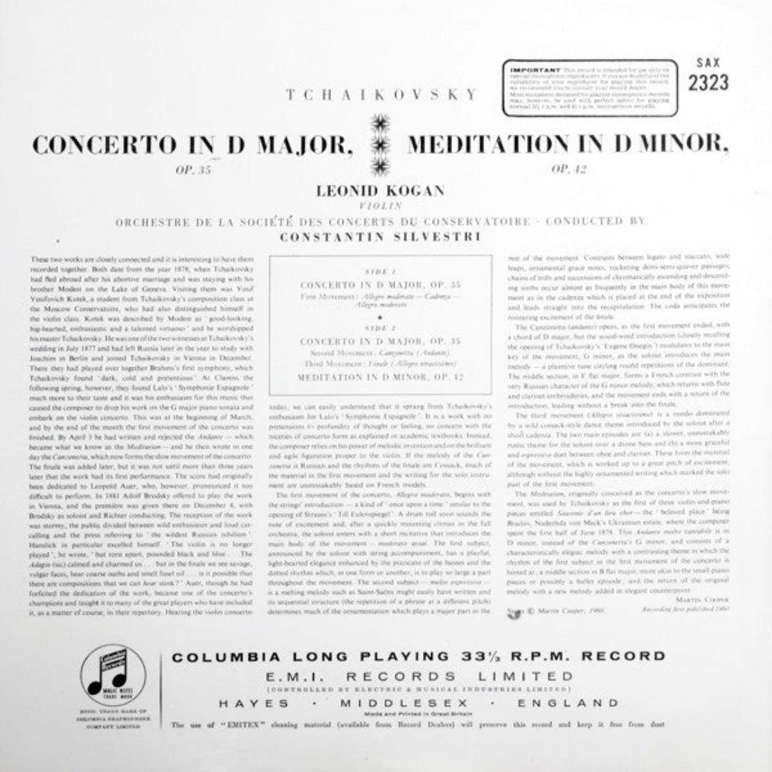 Tchaikovsky - Violin concerto - Leonid Kogan & Constantin