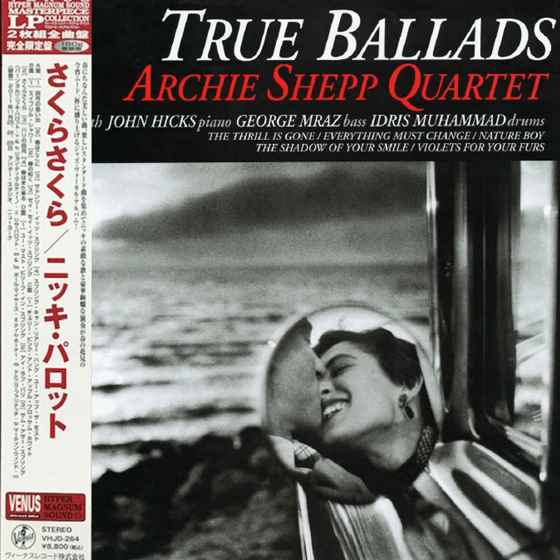 ★アーチー・シェップ / トゥルー・バラード LP TKJV-19031 The Archie Shepp Quartet - True Ballads (2LP, Japanese edition