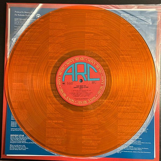 The Best Of Earth Wind & Fire Volume 1 (Orange vinyl, Japanese Edition) - AudioSoundMusic