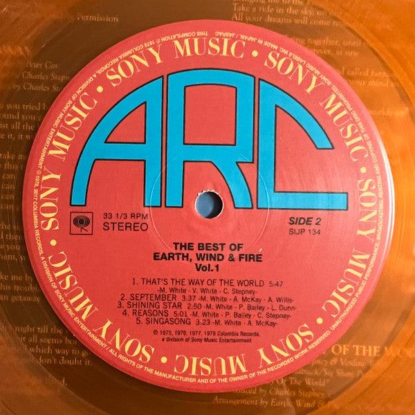 Earth Wind & Fire オレンジ盤LP　ベスト・オブ・ボリューム1 Amazon.com: The Best of Earth, Wind & Fire, Vol.1: CDs & Vinyl