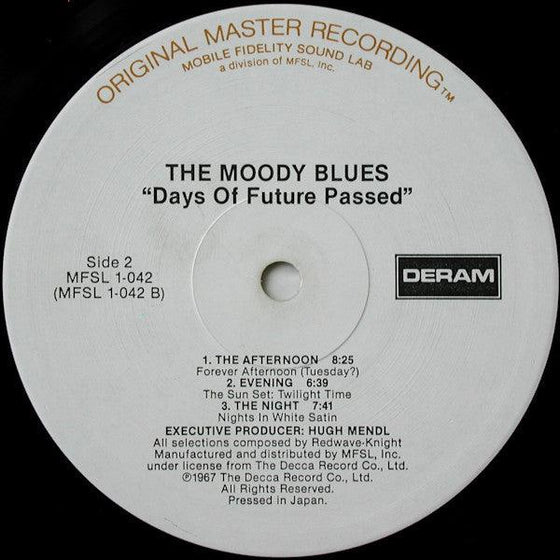 The Moody Blues – Days Of Future Passed - Featuring The London Festival Orchestra Conducted By Peter Knight (Half-speed Mastering, unsealed) - AudioSoundMusic
