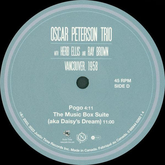 The Oscar Peterson Trio - Vancouver, 1958 (2LP, 45RPM) - AudioSoundMusic