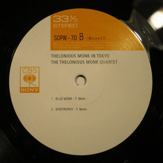 The Thelonious Monk Quartet – Monk In Tokyo (2LP) - AudioSoundMusic