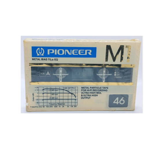 Unrecorded Audio Cassette Tape Pioneer Metal 46 M1 (SEALED) - AudioSoundMusic