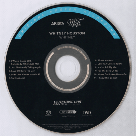 Whitney Houston – Whitney (Hybrid SACD) - AudioSoundMusic
