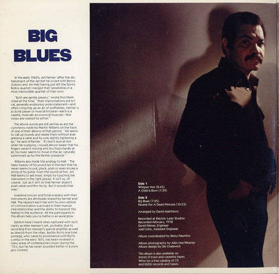 <transcy>Art Farmer & Jim Hall - Big Blues (2LP, 45 tours)</transcy>