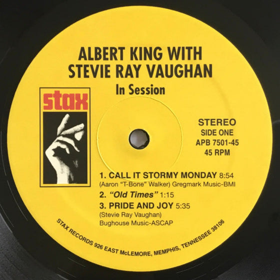 <transcy>Albert King Avec Stevie Ray Vaughan ‎– In Session (2LP, 45 tours)</transcy>