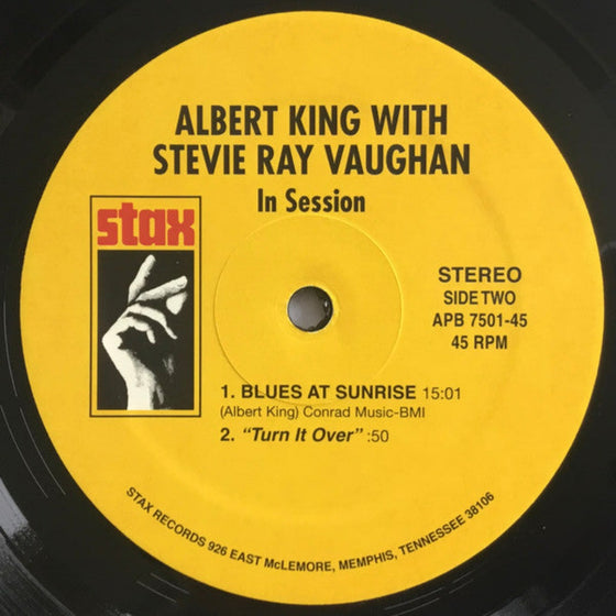 Albert King With Stevie Ray Vaughan ‎– In Session (2LP, 45RPM)
