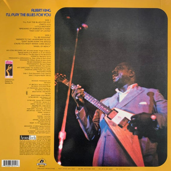 Albert King – I'll Play The Blues For You