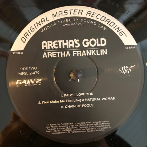 <tc>Aretha Franklin – Aretha's Gold (2LP, 45RPM, Ultra Analog, Half-speed Mastering)</tc>