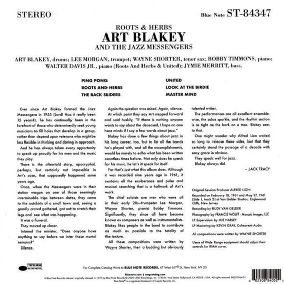Art Blakey & the Jazz Messengers - Roots and Herbs