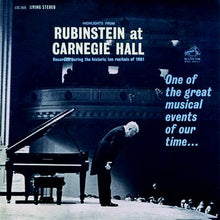  Highlights From Rubinstein at Carnegie Hall - Debussy, Szymanowski, Prokofiev, Villa-Lobos (200g)