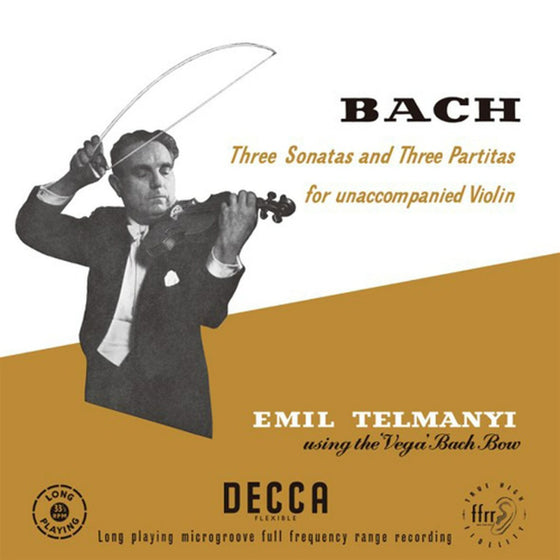 Bach - Three Sonatas and Three Partitas For Unaccompanied Violin - Emil Talmanyi (3LP, Box set, Mono)