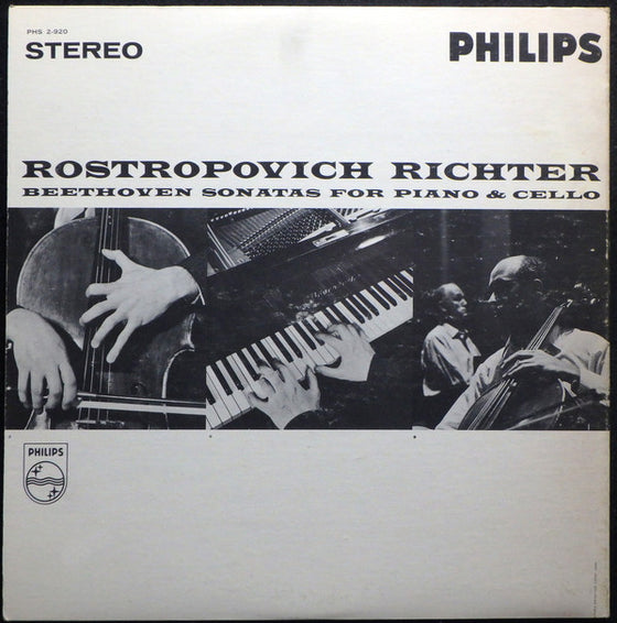 Beethoven - Sonatas For Piano and Cello - Mstislav Rostropovich and Sviatoslav Richter (2LP)