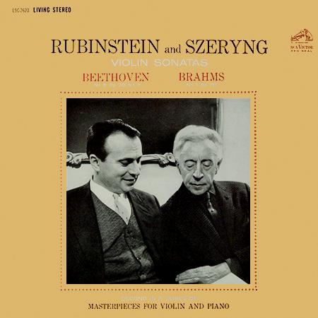 Beethoven - Sonatas No. 8 - Brahms - Sonatas No. 1 - Rubinstein and Szeryng (Limited numbered edition - Number 140)