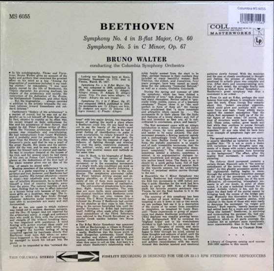 Beethoven - Symphonies N. 4 & 5 - Bruno Walter