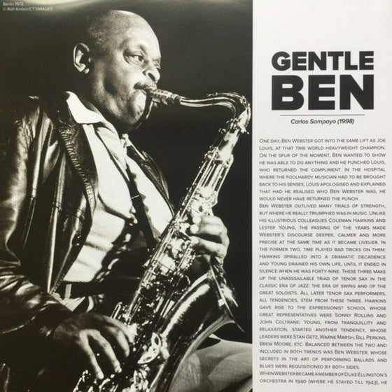 <transcy>Ben Webster - Gentle Ben (2LP, 45 tours, 200g)</transcy>