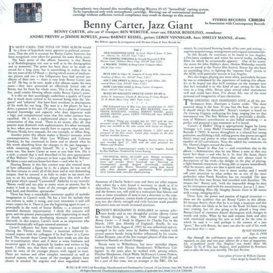<transcy>Benny Carter - Jazz Giant</transcy>