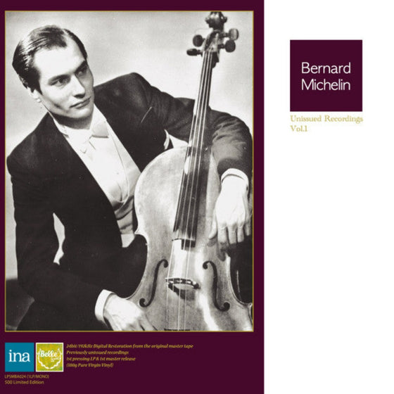 Bernard Michelin – Unissued Recordings Vol.1 - Saint-Saens, Fauré, Paradis, ...  (Mono, Japanese Edition)