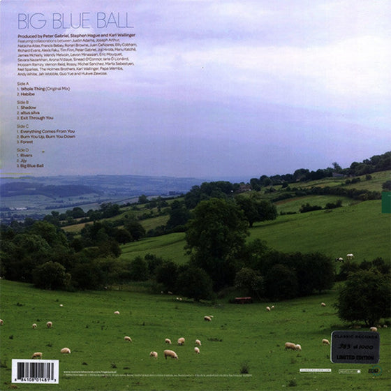 Peter Gabriel and Various Artists - Big Blue Ball (2LP, 45RPM, Blue vinyl)
