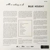 Billie Holiday - All Or Nothing At All (2LP, Mono, 45RPM, 180g)