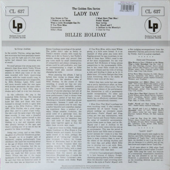 <tc>Billie Holiday - Lady Day (mono)</tc>