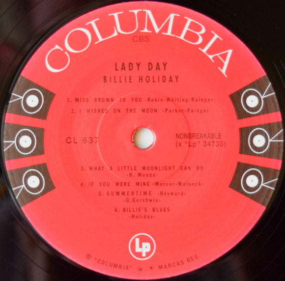 Billie Holiday - Lady Day (mono)