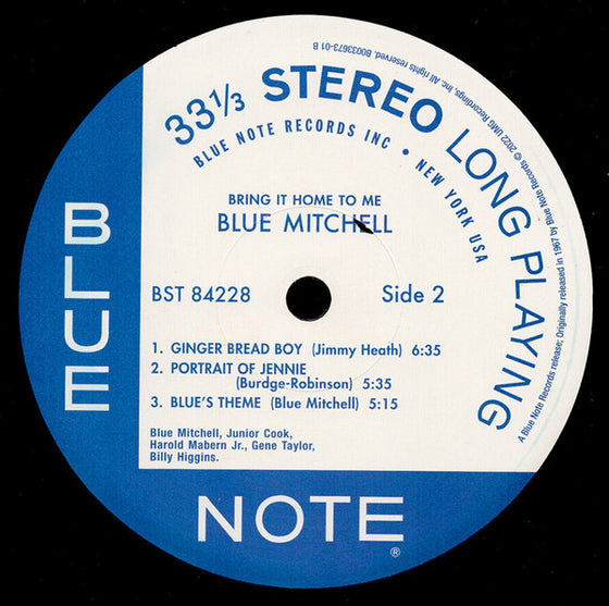 Blue Mitchell – Bring It Home To Me
