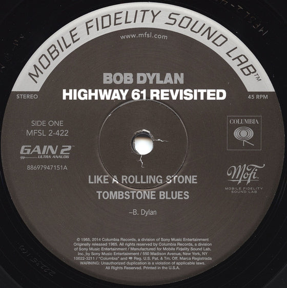 <tc>Bob Dylan – Highway 61 Revisited (2LP, 45RPM, Ultra Analog, Half-speed Mastering)</tc>