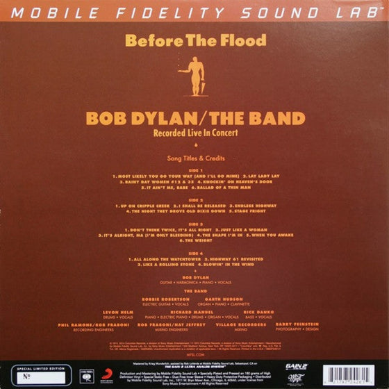 <tc>Bob Dylan & The Band – Before The Flood (2LP, 45 tours, Ultra Analog, Half-speed Mastering)</tc>