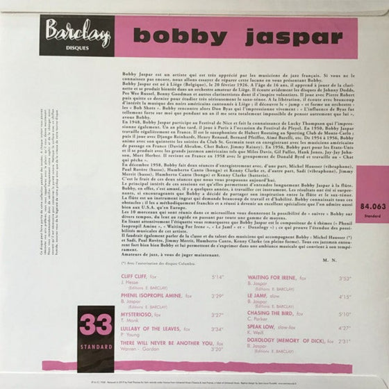 Bobby Jaspar - Bobby Jaspar
