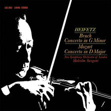  Bruch - Concerto in G Minor, Mozart - Concerto in D Major - Jascha Heifetz and Malcolm Sargent (200g)