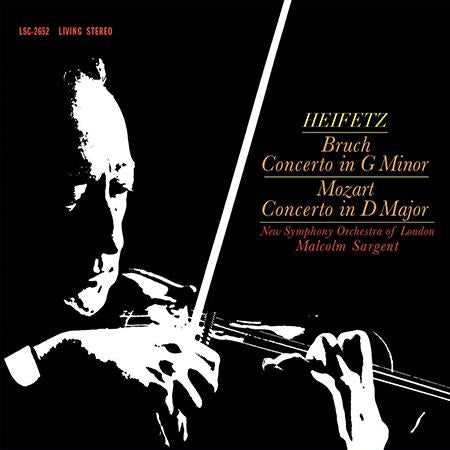 Bruch - Concerto in G Minor, Mozart - Concerto in D Major - Jascha Heifetz and Malcolm Sargent (Limited numbered edition - Number 140)