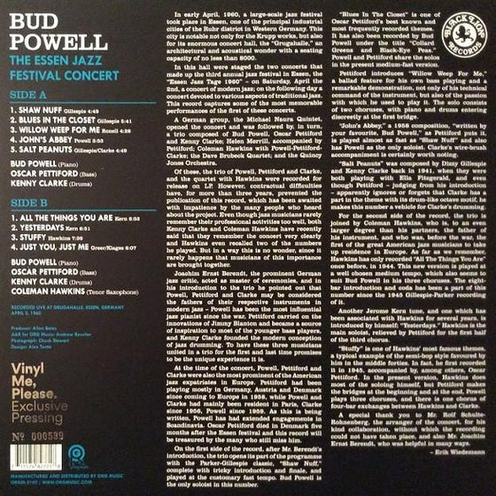 <transcy>Bud Powell - The Essen Jazz Festival Concert</transcy>