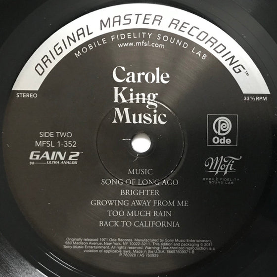Carole King – Music (Ultra Analog, Half-speed Mastering)
