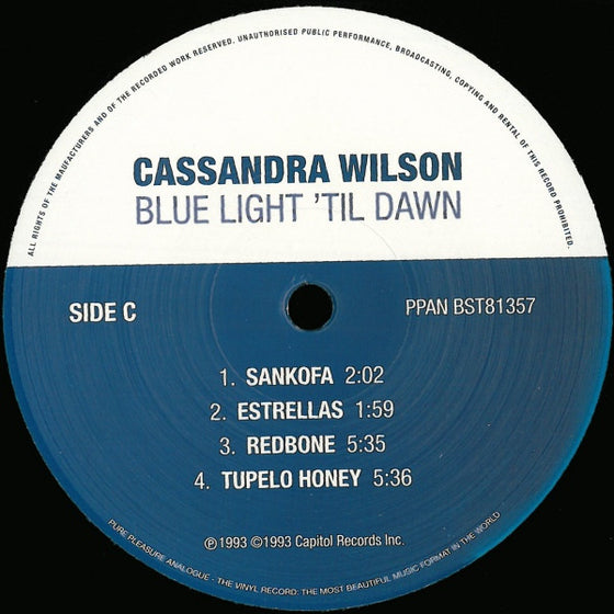 Cassandra Wilson – Blue Light 'Til Dawn (2LP)
