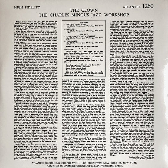 Charles Mingus - The Clown (Mono)