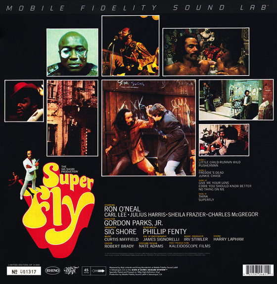 <transcy>Curtis Mayfield - Super Fly (2LP, Ultra Analog, Half-speed Mastering, 45 tours)</transcy>