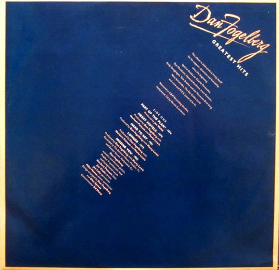 Dan Fogelberg - Greatest Hits (Translucent Red vinyl)