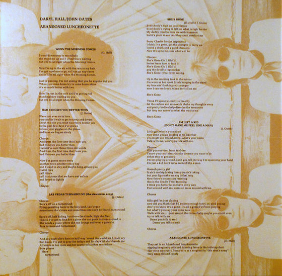 <transcy>Daryl Hall & John Oates - Abandoned Luncheonette (vinyle rouge translucide)</transcy>