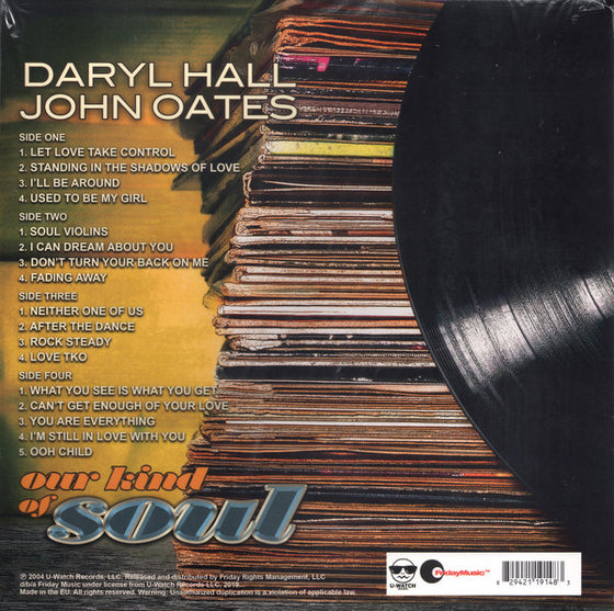 <transcy>Daryl Hall & John Oates - Our Kind Of Soul (2LP)</transcy>