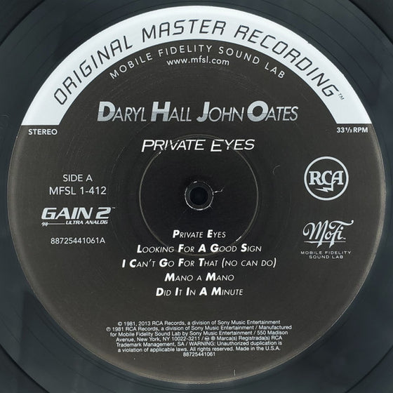 <tc>Daryl Hall & John Oates – Private Eyes (Ultra Analog)</tc>