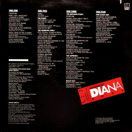 Diana Ross - An Evening With Diana Ross (2LP)