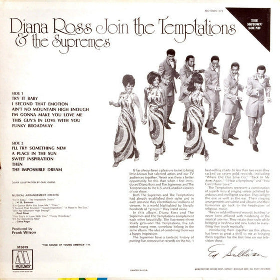 Diana Ross & The Supremes Join The Temptations
