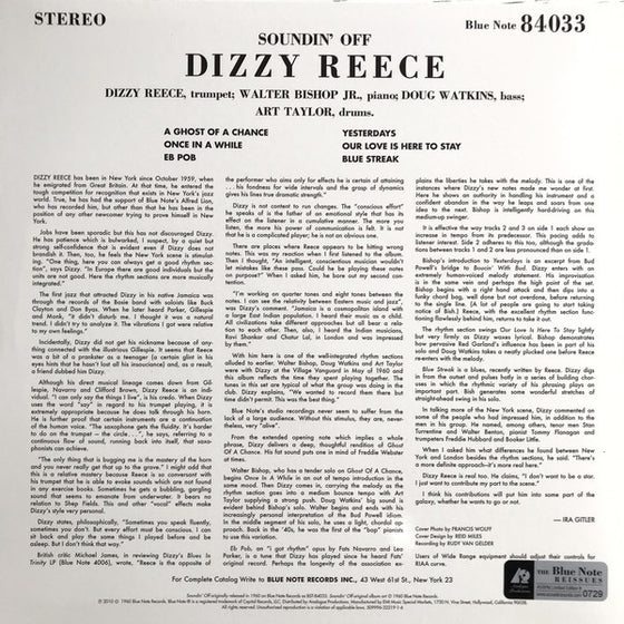 Dizzy Reece - Soundin' Off (2LP, 45RPM)